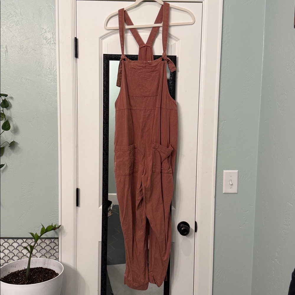 Piper & scoot Rust Overalls with Adjustable Straps